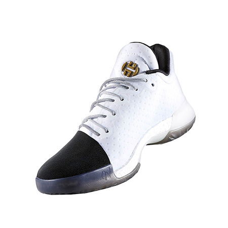 Adidas Harden Vol. 1 "Disruptor" (footwear white/core black/gold metallic)