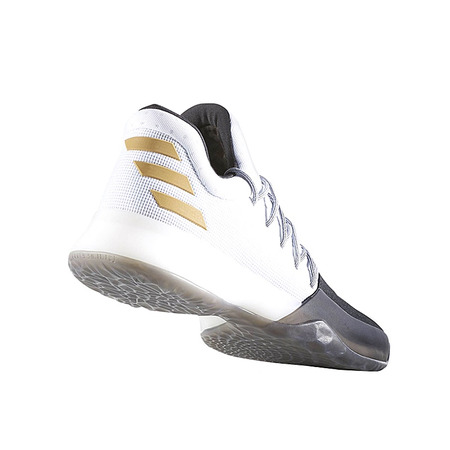 Adidas Harden Vol. 1 "Disruptor" (footwear white/core black/gold metallic)