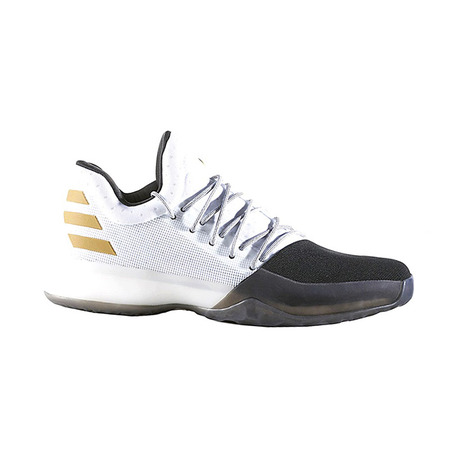 Adidas Harden Vol. 1 "Disruptor" (footwear white/core black/gold metallic)