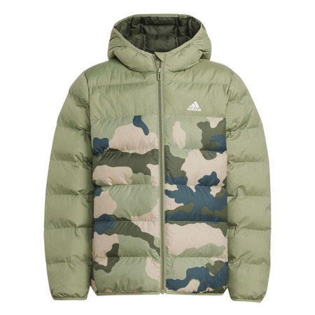 Adidas Kids Synthetic Down Allover Print Jacket "Night Cargo"