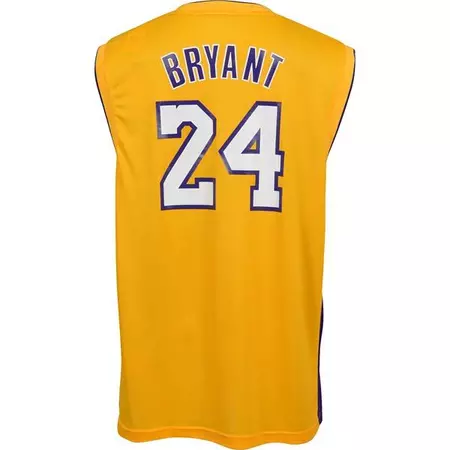 Adidas Camiseta Réplica Bryant Lakers (amarelo/branco)