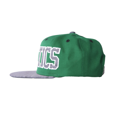 Adidas NBA Celtics Flat Brim Cap (kelly-sld/black/white)