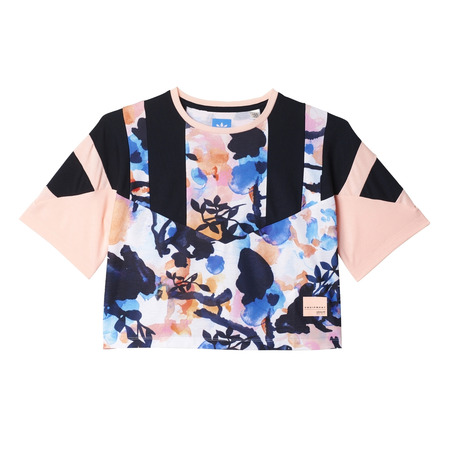 Adidas Originals EQT Cropped Tee J (multicolor/haze coral/legend ink)