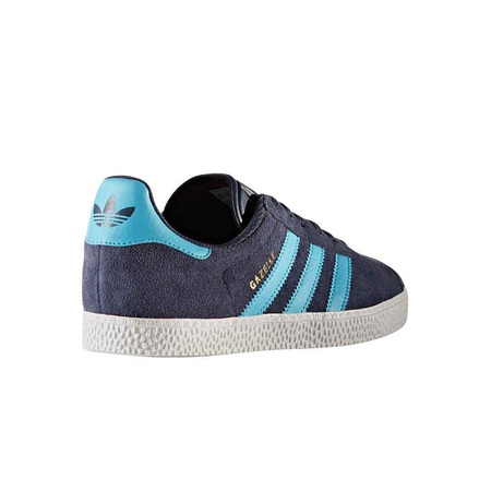 Adidas Originals Gazelle J (Midnight Grey/Bright Cyan/Gold)