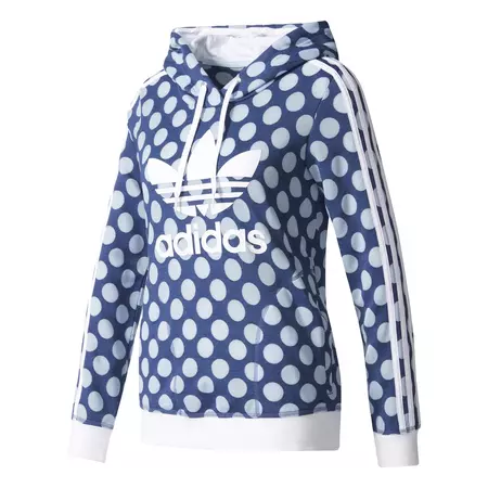 Adidas Originals Slim Hoodie Logo NMD (Real Blue/Pearl Opal)