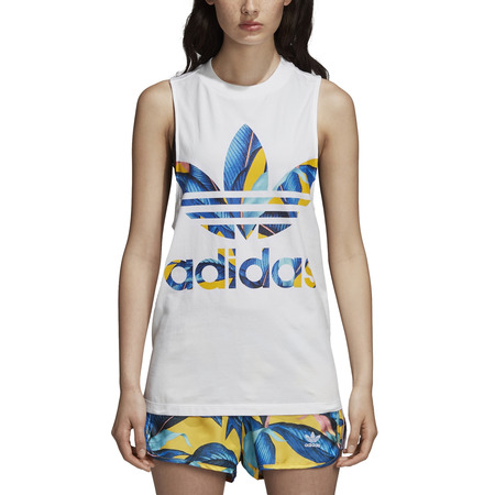 ADIDAS ORIGINALS TANK TOP TREFOIL "TROPICAL PASSINHO" (WHITE)