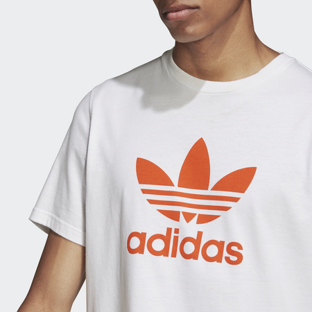 Adidas Originals Trefoil T-Shirt (White/Craft Orange)