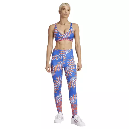 Adidas x FARM Rio 7/8 Leggings "Bold Blue-Bliss Orange'"