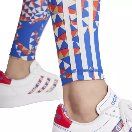 Adidas x FARM Rio 7/8 Leggings "Bold Blue-Bliss Orange'"