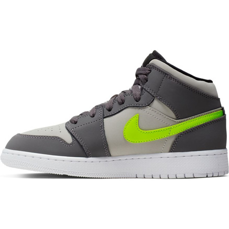 Air Jordan 1 Mid (GS) "Gunsmoke Volt "