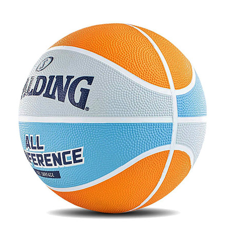 Balón Spalding All Conference Orange Blue Sz7 Rubber Basket