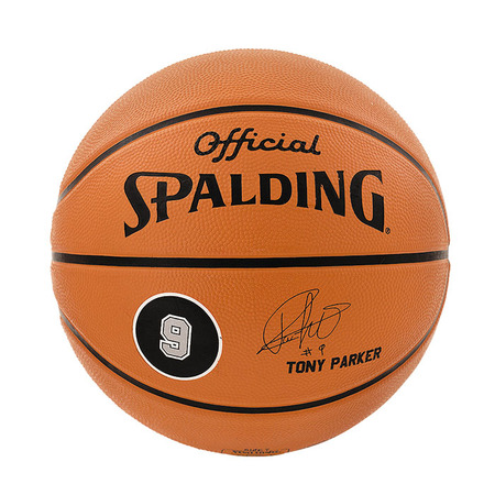 Balón Spalding Tony Parker (Talla 7/naranja)