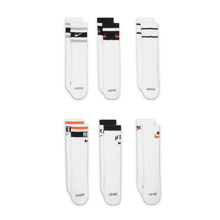 Nike Everyday Plus Cushioned Crew Socks "Multicolor" (6 Pairs)