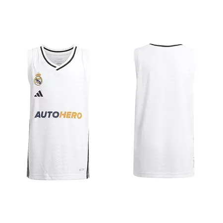 Real Madrid Basketball Junior Home Jersey "White"