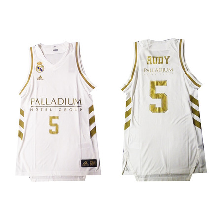 Camiseta Réplica Adulto RUDY #5# Real Madrid Basket