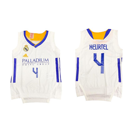 Kids Replica T-Shirt  Real Madrid Basket # 4 HEURTEL #