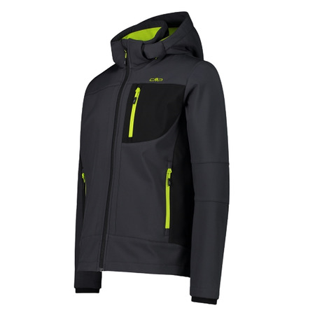 Campagnolo Men's Softshell Zip Jacket with Detachable (Antracite)