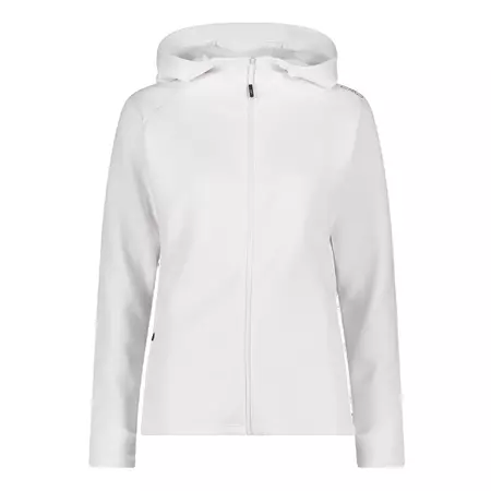 Campagnolo Women's 4-way stretch full zipper hooded "White"