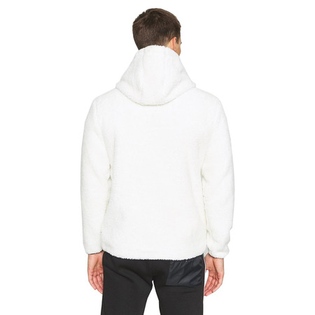 Champion Authentic Legacy Sherpa Top Hooded Fleece "White-Black"