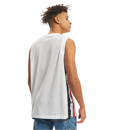 Champion Basketaball USA Script Logo Tape Tank Top Mesh "White"