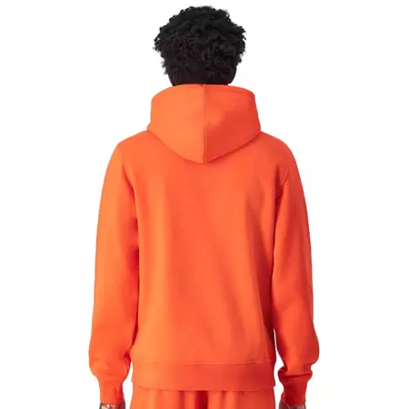 Champion Embroidered Big Logo Fleece Hoodie "Orange"