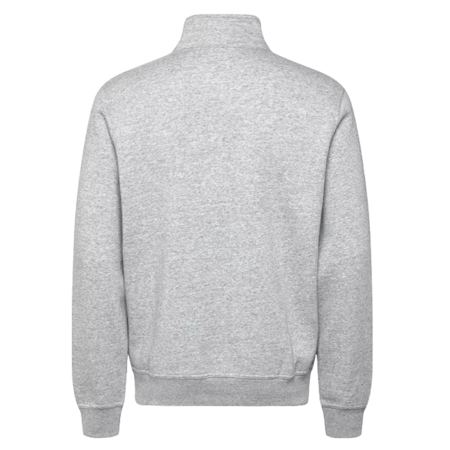 Champion Front Pockets Half-Zip Big Logo Fleece Sweatshirt "Light Grey"