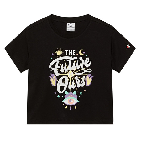 Champion Girls Legacy Cotton Idea Mix T-shirt and Short Set "Black"