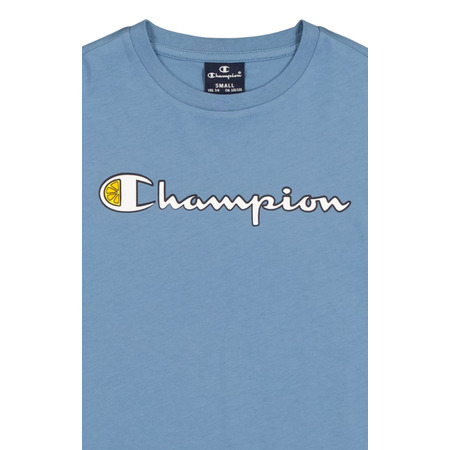 Champion Kids Crewneck T-shirt "Teal Blue"