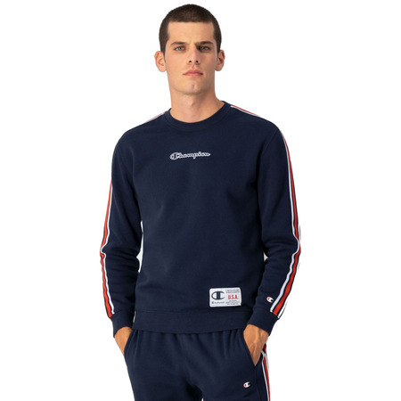 Champion Legacy Basketball Contrast Details Fleece Sweatshirt "Navy"