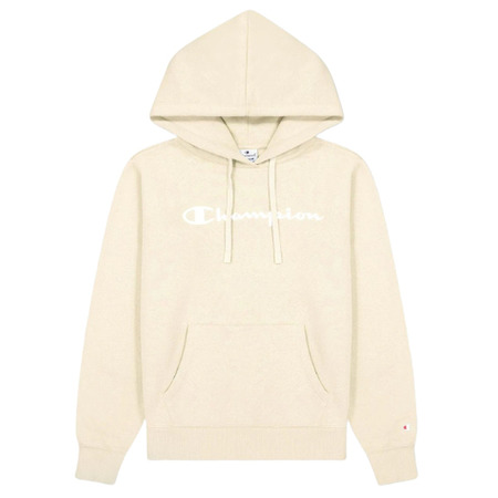 Champion Legacy Big Script Logo Print Hoodie "Wheat"