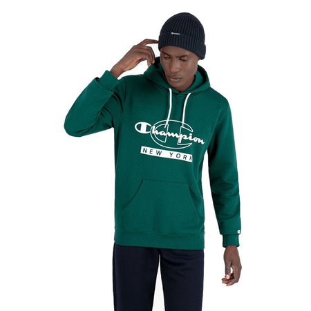 Champion Legacy New York Graphic Print Hoodie "Forest Green"