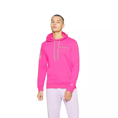 Champion Legacy Spray Neon Hooded Sweatshirt