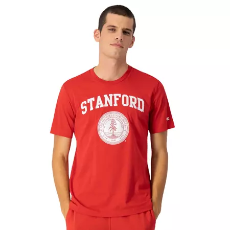 Champion Legacy University Stanford Logo Crewneck T-Shirt