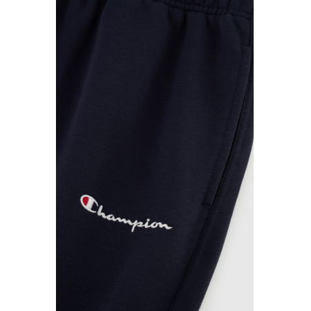 Champion Logo Straight Leg Fleece Joggers "Dark Blue"