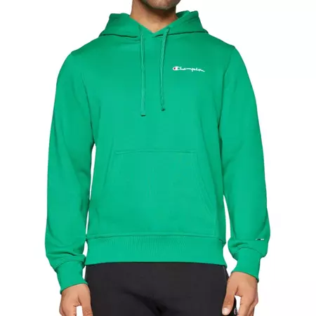 Champion Men's Embroidered Small Logo Hoodie "Green"