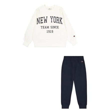 Champion New York Girl's Tracksuit "White"