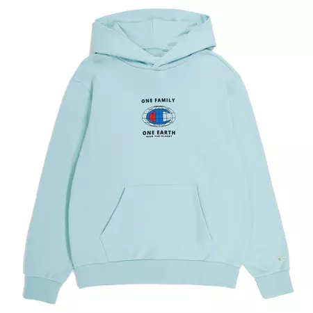 Champion Rochester Future Care Hooded Sweatshirt  "Pale Turquoise"