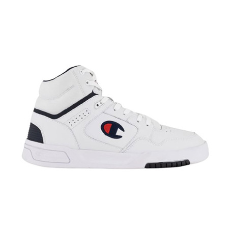 Champion Rochester Z80 Leather Mid Trainers "White"