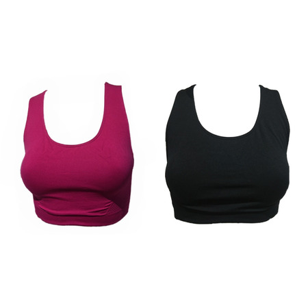 Champion Sport Collection 2 Pack Seamless Top W (Purple/Black)