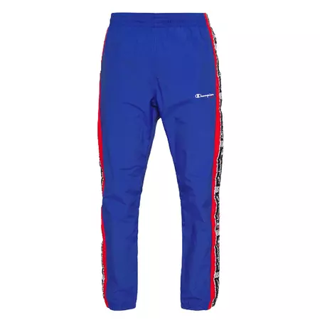 Champion USA Script Logo Tape Elastic Cuff Pant "Blue"