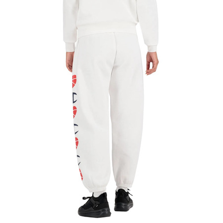 Champion Wn´s Love Basketball Logo Tape Sleeve Sweatpants "White"