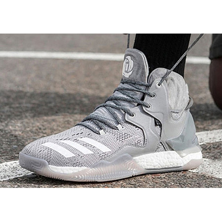 Adidas D Rose 7 "Grey Heather" (medium grey/white/solid grey)