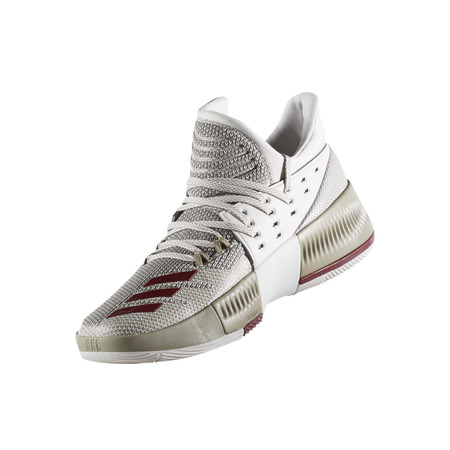 Damian Lillard 3 "West Campus" (pearl grey/collegiate burgundy/cargo)