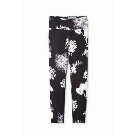 Desigual Floral Sport Leggings "Black-White"