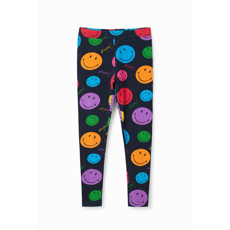 Desigual Girls Smiley Long Leggings "Black"