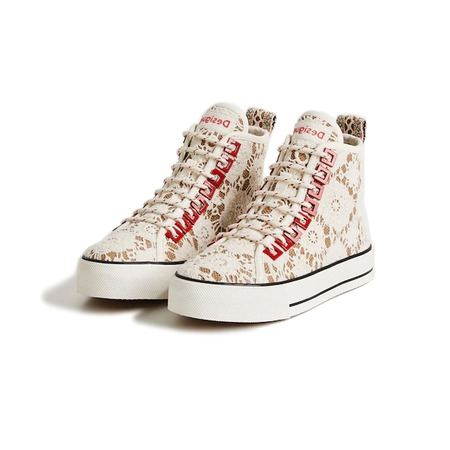 Desigual High-Top Sneakers "Lace and Jute"