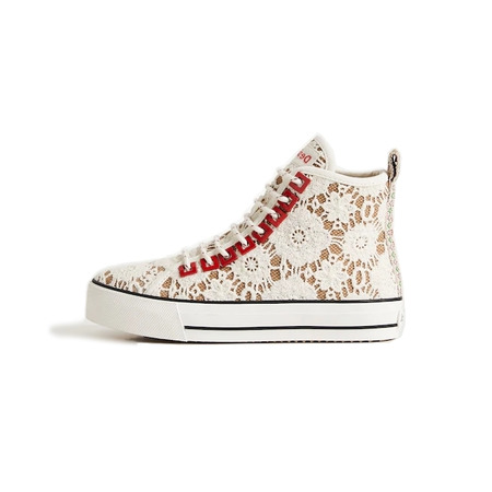 Desigual High-Top Sneakers "Lace and Jute"