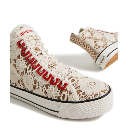 Desigual High-Top Sneakers "Lace and Jute"