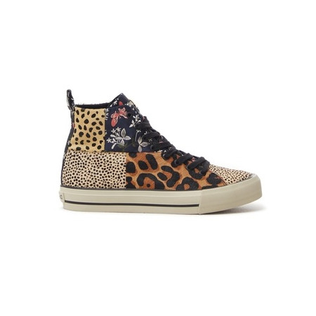 Desigual High-top Sneakers Patch Fur "Safari"