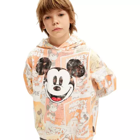 Desigual Mickey Mouse Sweatshirt "Orange"